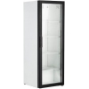 Шкаф холодильный,  390л, 1 дверь стекло, 4 полки, 2 ножки, 2 ролика, +1/+10С, дин.охл., белый
