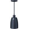 Лампа-мармит подвесная, абажур D159мм черный, шнур нерегулируемый черный, лампа прозрачная без покрытия