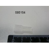 Изолятор наконечника провода 6,3х0,8 силикон прозрачный (вилка или розетка)