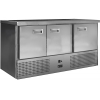 Стол холодильный саладетта Финист СХСнс-700-3 (1485х700х850) (16GN1/6 C крышкой) комплект траверс для GN 1/6