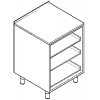 Модуль барный нейтральный для посудомоечных корзин HAPPYCHEF МПК 6/5/8,5 Н Ч.636-2