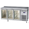 Стол холодильный ABAT СХС-60-02 (дверь-стекло, дверь-стекло, дверь-стекло) борт