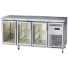 Стол холодильный ABAT СХС-70-02 (дверь-стекло, дверь-стекло, дверь-стекло) без борта