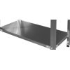 Полка сплошная для стола производственного Финист Полка сплошная нерж. 0,8мм для стола (800х200х35)