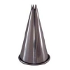 Насадка на кондитерский мешок ЗВЕЗДА 6-конечная D 7мм (С6), нерж.сталь