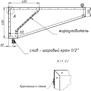 Зонты пристенные вытяжные Enigma RUS 145422