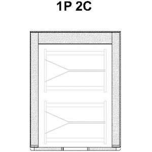 Камера расстоечная для печи ROTOR WIND 3*** ZANOLLI ROTOR WIND/CL 1P 2C-40X60 (DOOR FROM LEFT TO RIGHT)