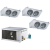 Сплит-система холодильная для камер до  54.00м3, -5/+5С, крепление горизонтальное, возд.охлаждение конденсатора, R404, 3 воздух.RSI2250ED
