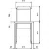 Стол сортировочный для машин посудомоечных купольных ELECTROLUX BHST1008L