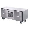 Стол холодильный низкий SKYCOLD PORKKA CL-GNL-2-CE-2+SP18411+SP18406-15(4) (WITHOUT TOP)