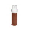 Бутылка для соуса 590мл D 6,3см с силиконовой кистью для барбекю, пластик полупрозрачный