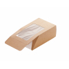 Коробка для ролла с окошком 90X50X130мм картон крафт