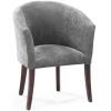 Кресло Бордо, мягкое, обивка ткань II категории серая