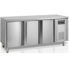 Стол холодильный, L1.79м, без борта, 3 двери глухие, ножки, -2/+10С, нерж.304, дин.охл., агрегат справа, R600a
