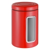 Контейнер для хранения с окошком - цилиндр (цвет красный), Classic Line