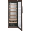 Шкаф холодильный для вина, 253бут., 1 дверь стекло, 6 полок, ножки, +5/+20С, дин.охл., терра, 1 температурная зона