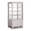 Витрина холодильная настольная, вертикальная, L0.43м, 3 полки, 0/+12С, дин.охл., белая