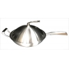 Сковорода WOK для плиты HKN-ICW35M, D360мм, нерж.сталь, крышка, ручки нерж.сталь
