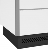 Горка холодильная BRANDFORD VENTO_M_PLUG-IN.BU внеш RAL 9003 внутр. нерж. сталь+стеклянная боковина, 2шт.+комплект освещения WHITE-4000K (1,2,3,4,5 линий)