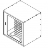 Шкаф кухонный для хранения теста ROBOLABS ШЗР-048/4-Д
