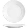 Тарелка мелкая D 22,5см h 2см  Restaurant, стекло белое