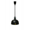 Лампа-мармит подвесная, абажур D290мм черный, шнур регулируемый черный