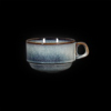 Чашка чайная 300мл D 9,5см h 6,5см, фарфор синий 
