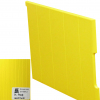 Панель декоративная для прилавков RD10A, RC31-32-33A линии раздачи Refettorio,  700х20х860мм, боковая, левая, Н.Риф желтый матовая люкс