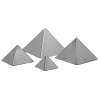 Форма кондитерская «Пирамида» набор (6шт) D 6см H 4см нерж.сталь MATFER 04144540