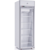 Шкаф холодильный, GN2/1,  700л, 1 дверь стекло правая, 5 полок, ножки, +1/+10С, дин.охл., белый, канапе LED, рамы двери и канапе серые