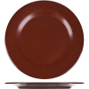 Тарелка мелкая Шоколад D 24см H 2см фарфор темн.коричнев. Борисовская керамика 03012957