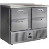 Стол холодильный Финист СХСн-700-0/4 (1000X700X850) борт 45мм, столешница гранит