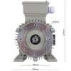 Электродвигатель 0,75 KW 400V 1400 об/мин  фланец лапы вал 19 мм, фланец 120 мм