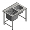 Стол входной для машин посудомоечных ROBOLABS СПМВ2-110/7.5Л-В89