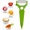 Нож-овощечистка треугольный салатовый BORNER 3810112