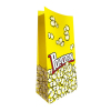 Пакет бумажный для попкорна, 1.3л., желтый, рисунок POPCORN, однослойный ГРУППА ИЛИМ