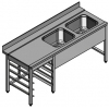 Стол входной для машин посудомоечных ENIGMA RUS Е-ВМ2-197Л/543П/ПММ/4КПМ