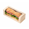 Коробка для сэндвича 260X80X60мм картон крафт