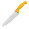 Нож поварской L 20см, общая L 34см, желтый, нерж. сталь