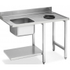 Стол входной для машин посудомоечных HTY5XX SMEG WT51200SHR