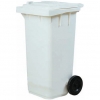 Бак для отходов передвижной,  550х480х930мм, 120л, пластик белый, крышка