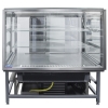 Витрина холодильная напольная Технобалт Вена 1,00 ПСН кондитерская холодильная отдельностоящая металлик-хром (серебристый)